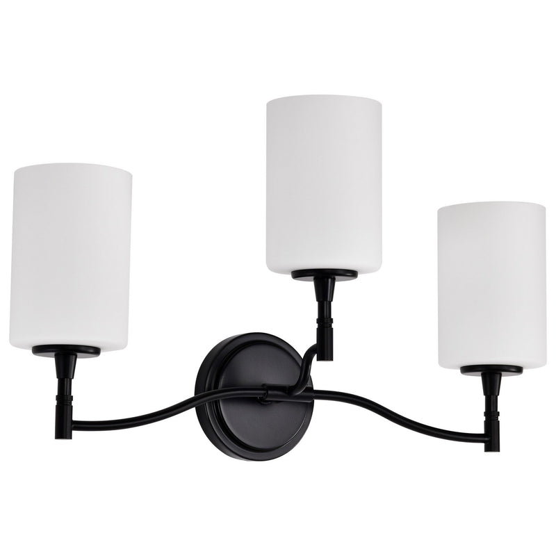 Nuvo Lighting 60-8213 Three Light Vanity, Matte Black