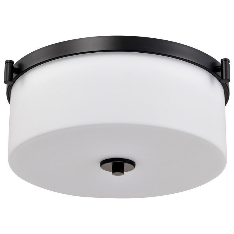 Nuvo Lighting 60-8217 Three Light Flush Mount, Matte Black