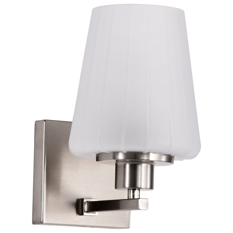 Nuvo Lighting 60-8221 One Light Vanity, Brushed Nickel