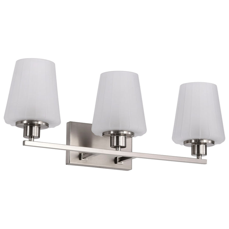 Nuvo Lighting 60-8223 Three Light Vanity, Brushed Nickel