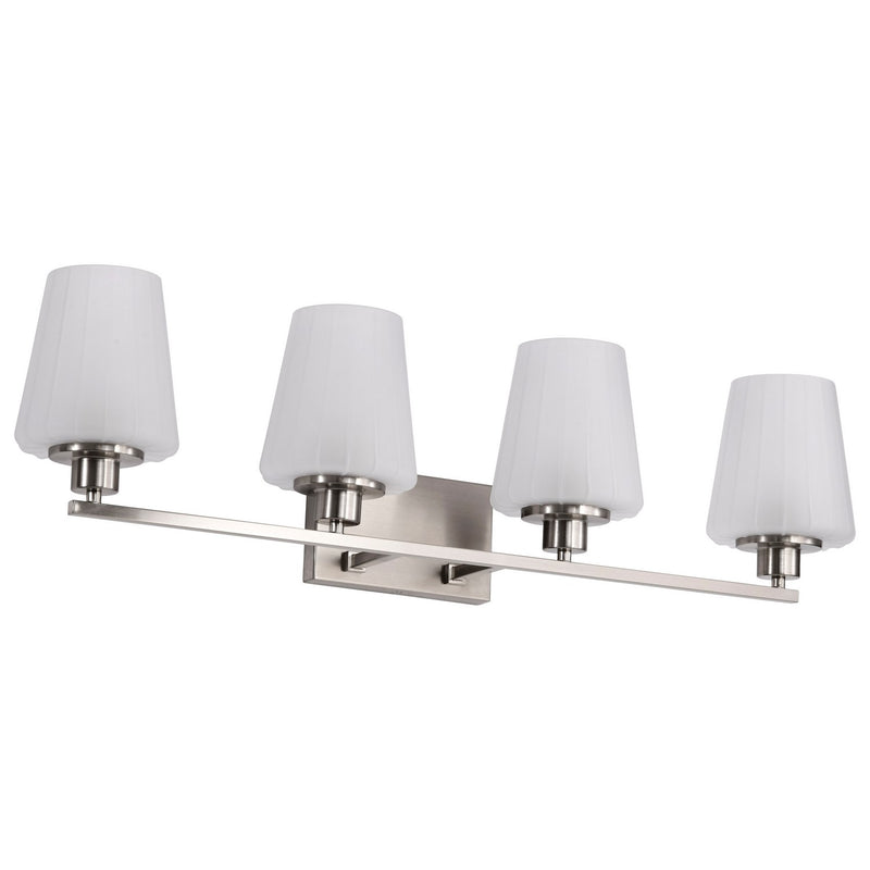 Nuvo Lighting 60-8224 Four Light Vanity, Brushed Nickel