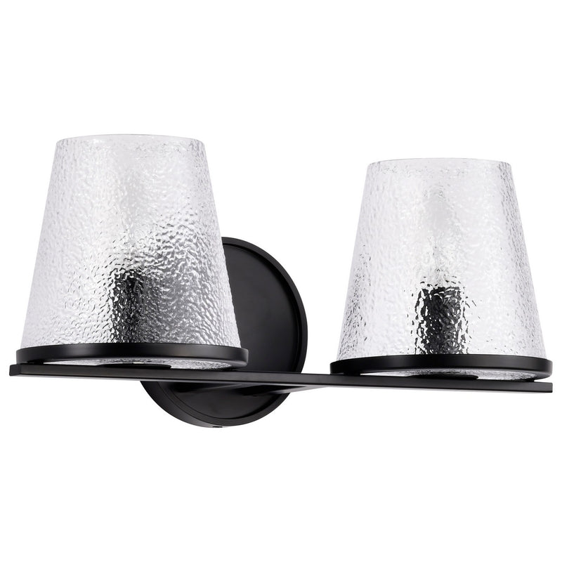 Nuvo Lighting 60-8252 Two Light Vanity, Black
