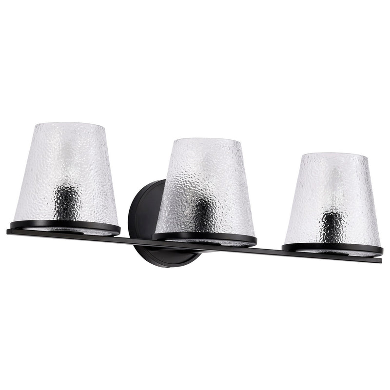 Nuvo Lighting 60-8253 Three Light Vanity, Black