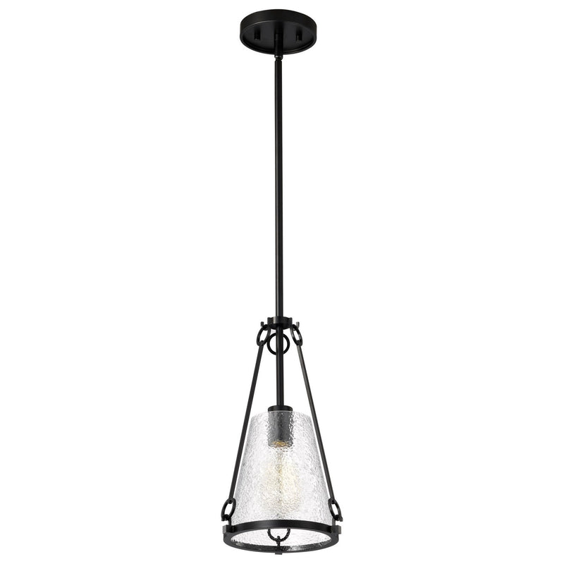 Nuvo Lighting 60-8255 One Light Pendant, Black