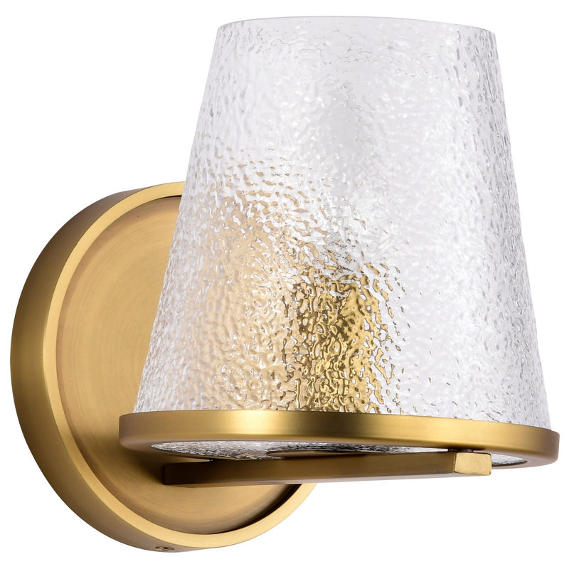 Nuvo Lighting 60-8261 One Light Vanity, Vintage Brass