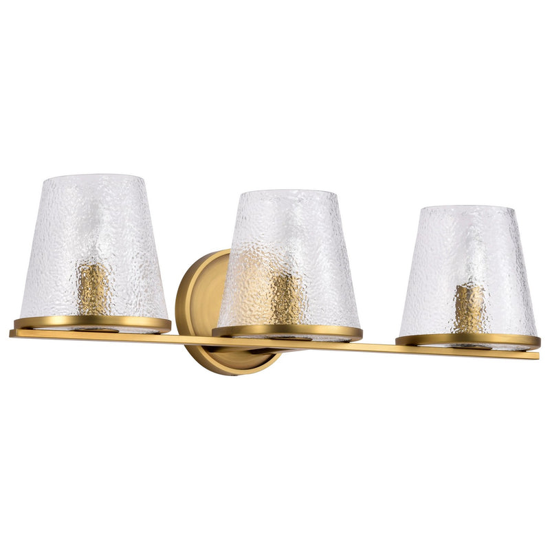 Nuvo Lighting 60-8263 Three Light Vanity, Vintage Brass