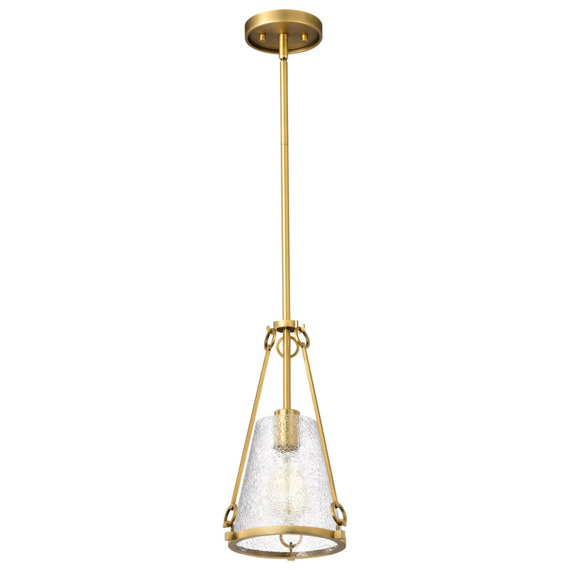 Nuvo Lighting 60-8265 One Light Pendant, Vintage Brass