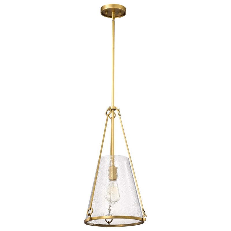 Nuvo Lighting 60-8266 One Light Pendant, Vintage Brass