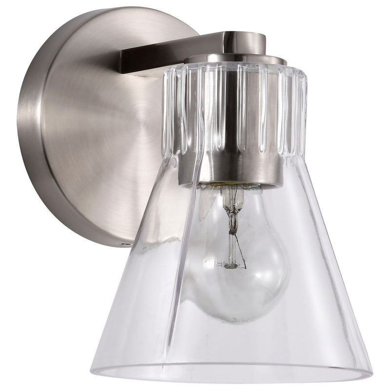 Nuvo Lighting 60-8331 One Light Vanity, Brushed Nickel