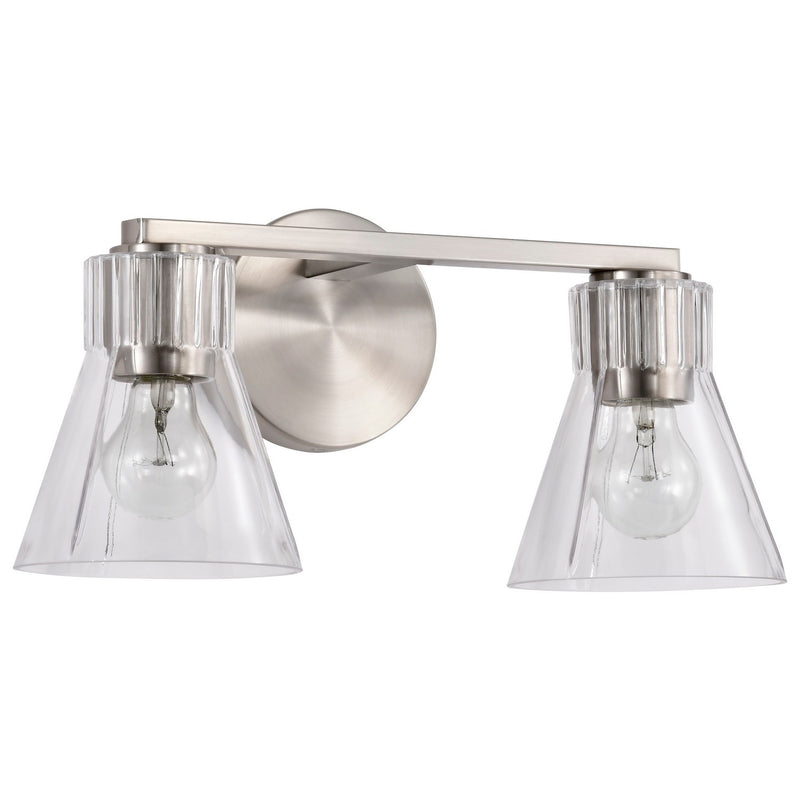 Nuvo Lighting 60-8332 Two Light Vanity, Brushed Nickel