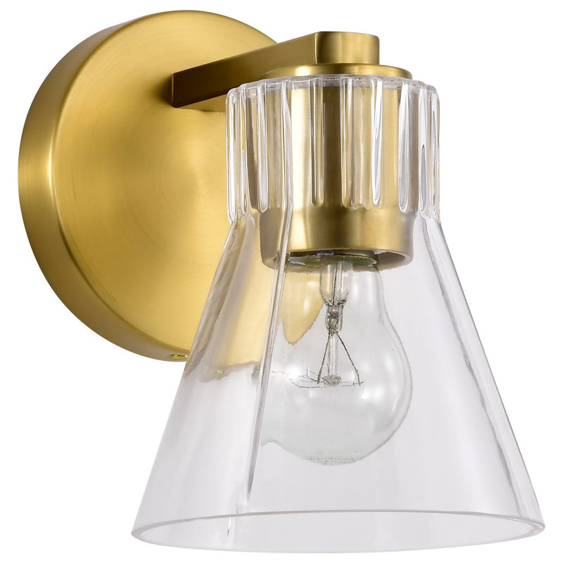 Nuvo Lighting 60-8341 One Light Vanity, Vintage Brass
