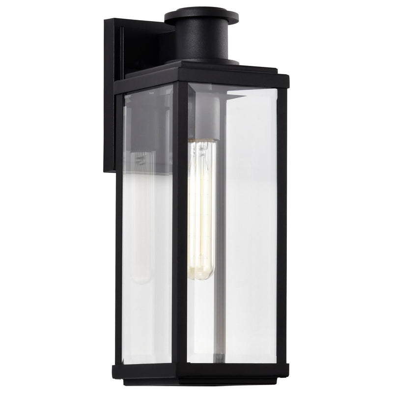 Nuvo Lighting 60-8511 One Light Outdoor Wall Lantern, Sand Black