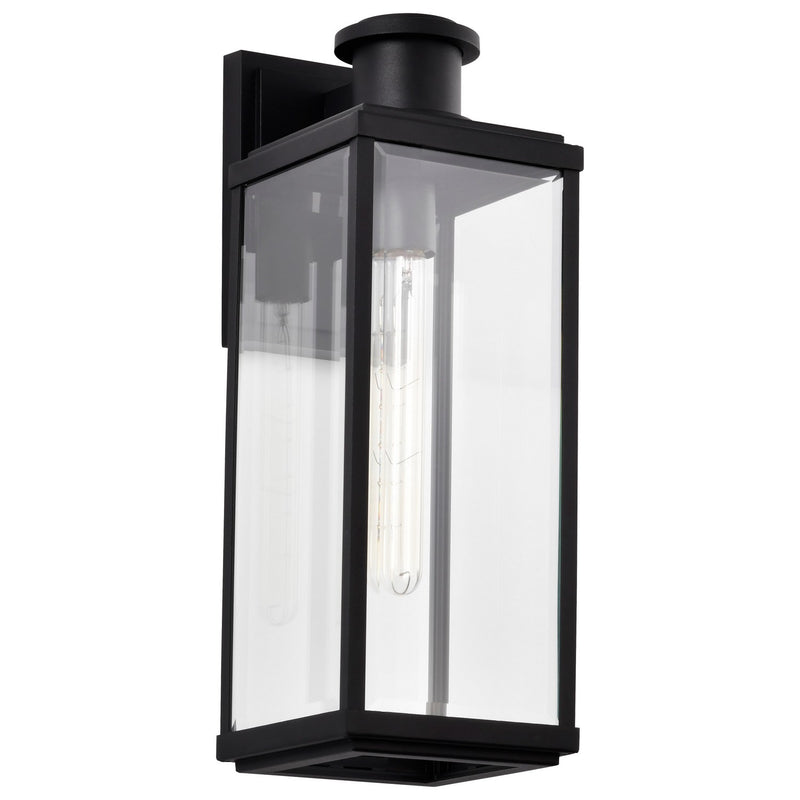 Nuvo Lighting 60-8512 One Light Outdoor Wall Lantern, Sand Black