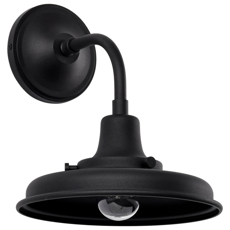 Nuvo Lighting 60-8550 One Light Outdoor Wall Lantern, Black