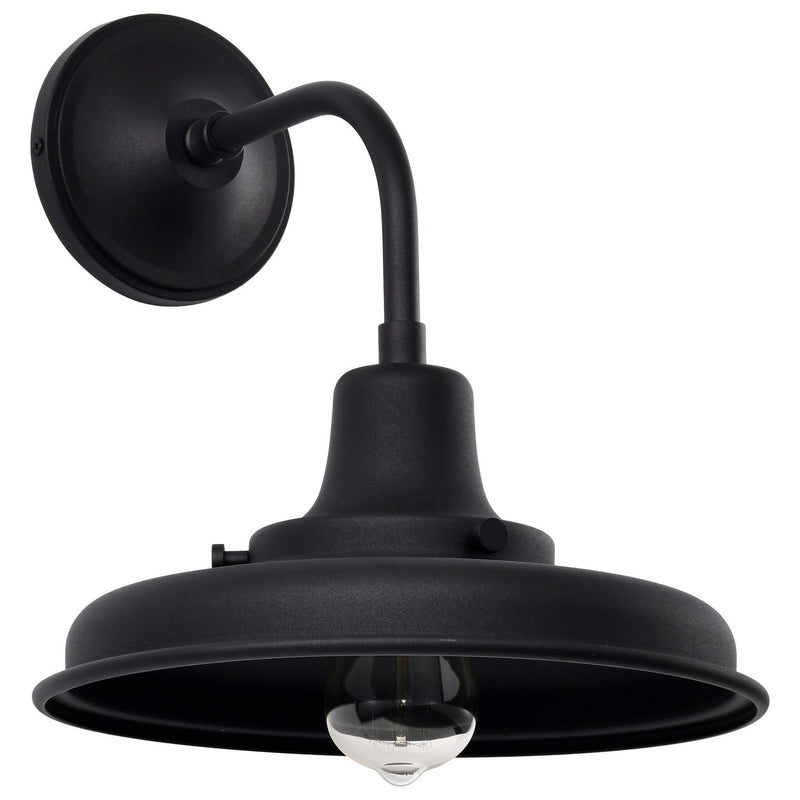 Nuvo Lighting 60-8551 One Light Outdoor Wall Lantern, Black