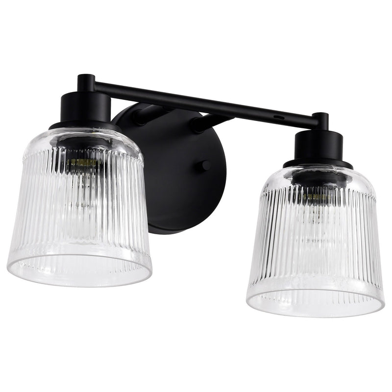 Nuvo Lighting 60-8602 Two Light Vanity, Matte Black