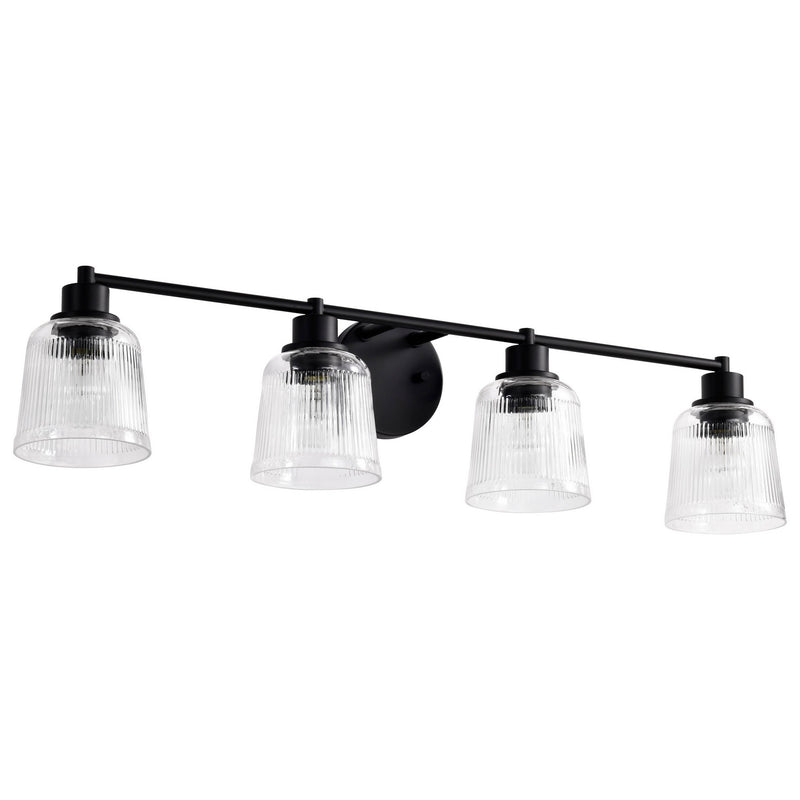 Nuvo Lighting 60-8604 Four Light Vanity, Matte Black