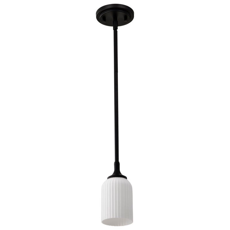 Nuvo Lighting 60-8645 One Light Mini Pendant, Matte Black