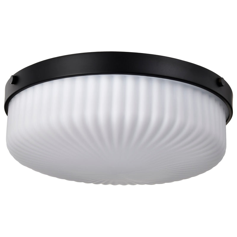 Nuvo Lighting 60-8648 Three Light Flush Mount, Matte Black