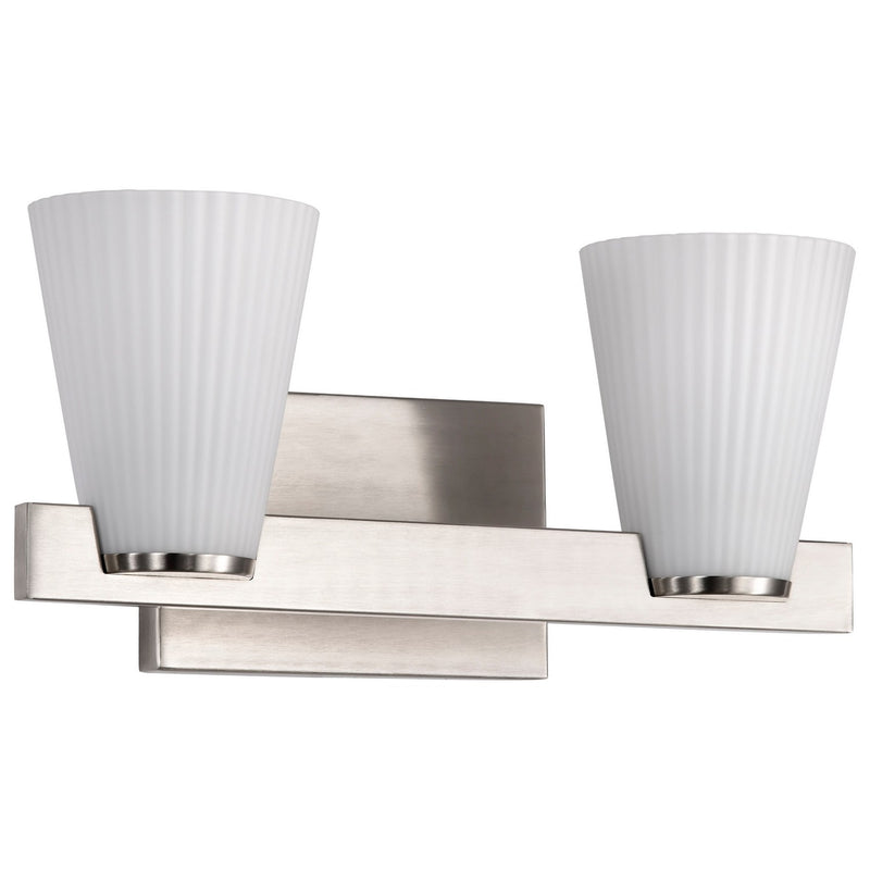 Nuvo Lighting 60-8732 Two Light Vanity, Brushed Nickel