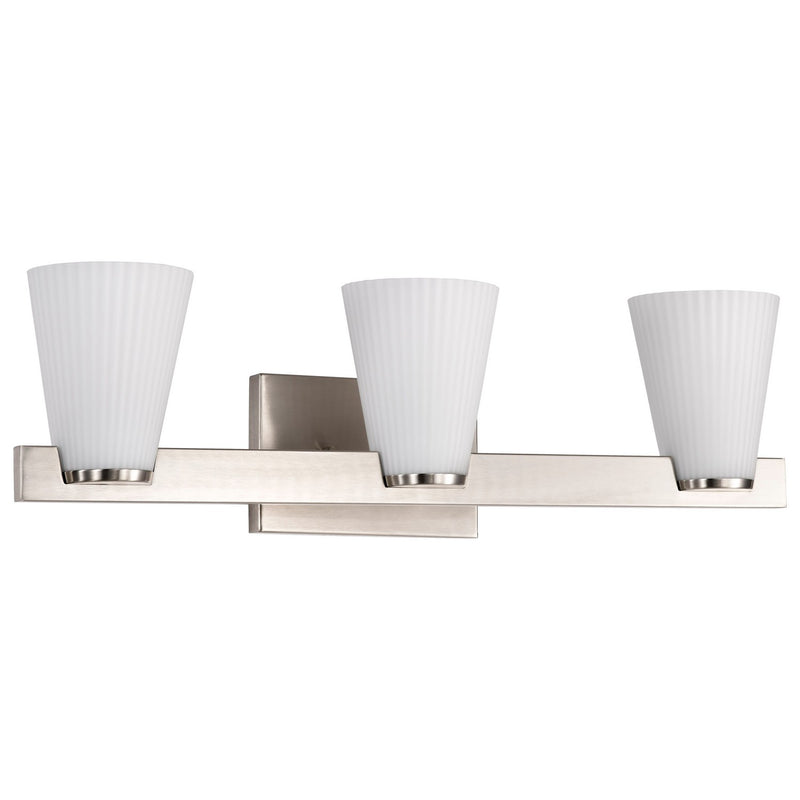 Nuvo Lighting 60-8733 Three Light Vanity, Brushed Nickel