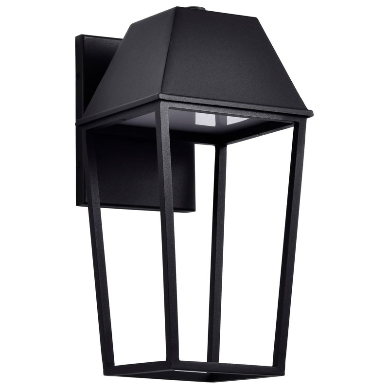 Nuvo Lighting 62-2311 LED Outdoor Wall Lantern, Matte Black
