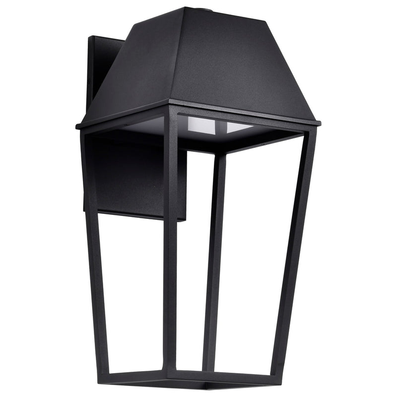 Nuvo Lighting 62-2312 LED Outdoor Wall Lantern, Matte Black