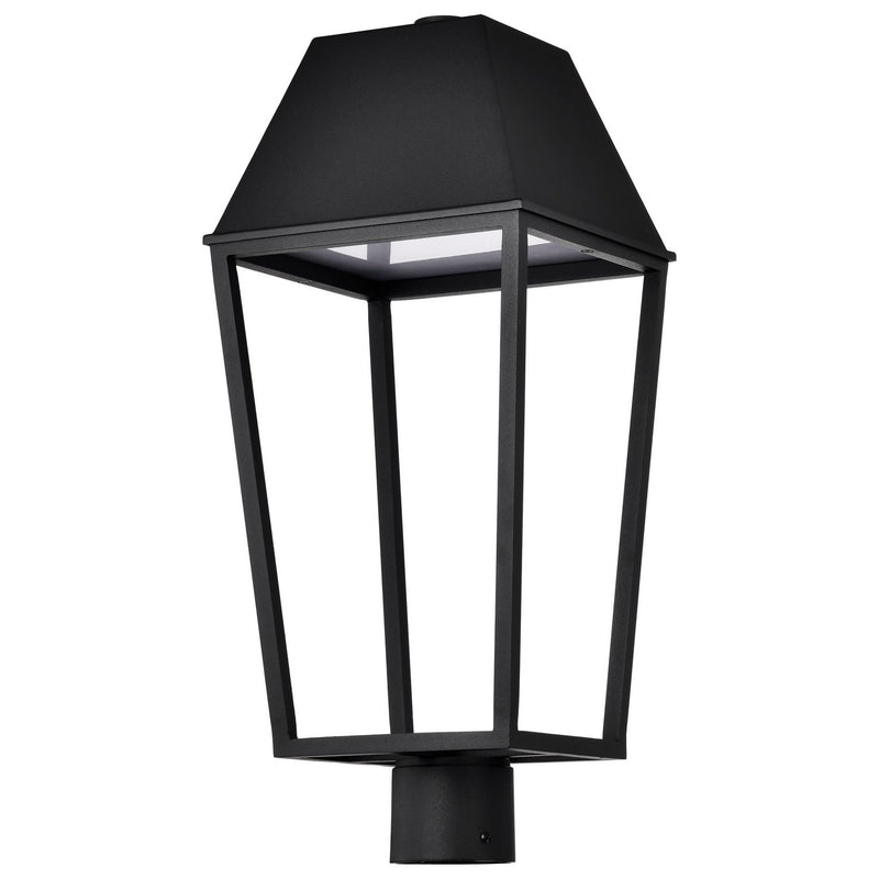Nuvo Lighting 62-2313 LED Outdoor Post Lantern, Matte Black