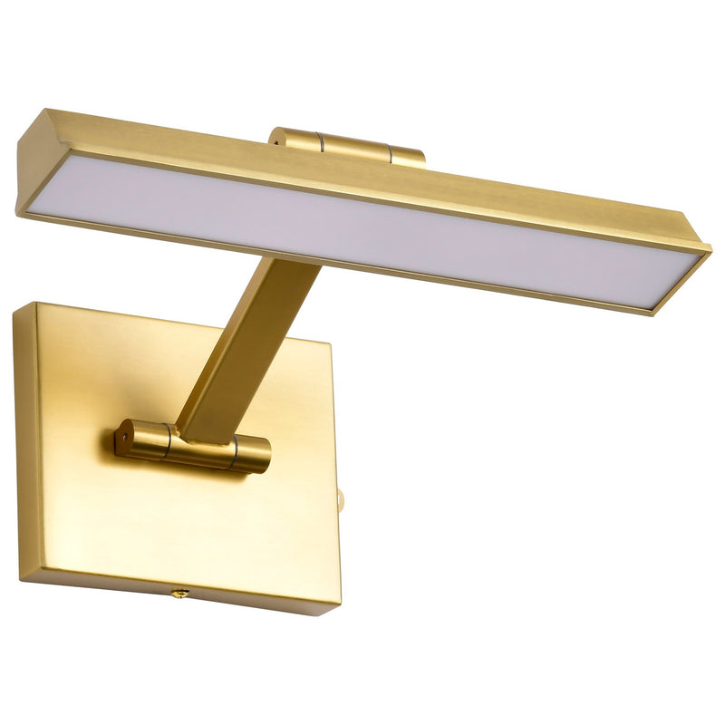 Nuvo Lighting 62-2322 LED Picture Light, Vintage Brass
