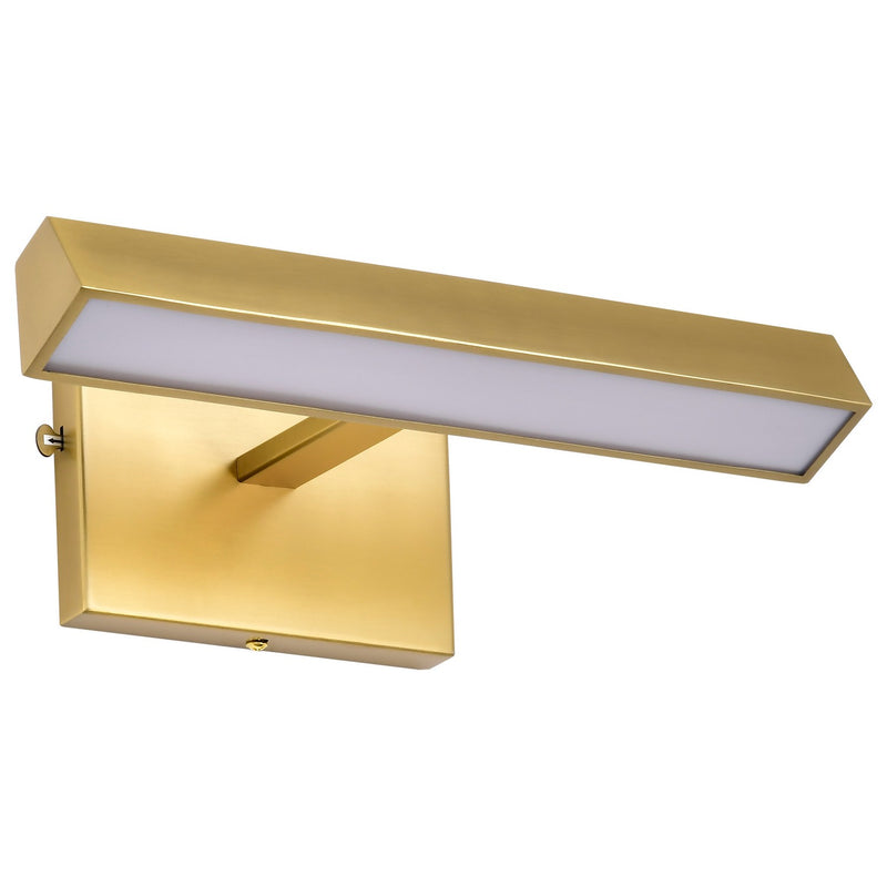 Nuvo Lighting 62-2337 LED Picture Light, Vintage Brass