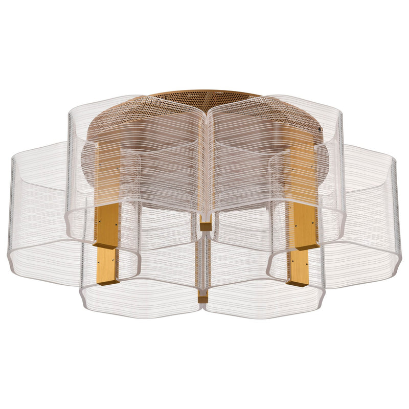 Nuvo Lighting 62-2402 LED Flush Mount, Polished Anodized Bronze