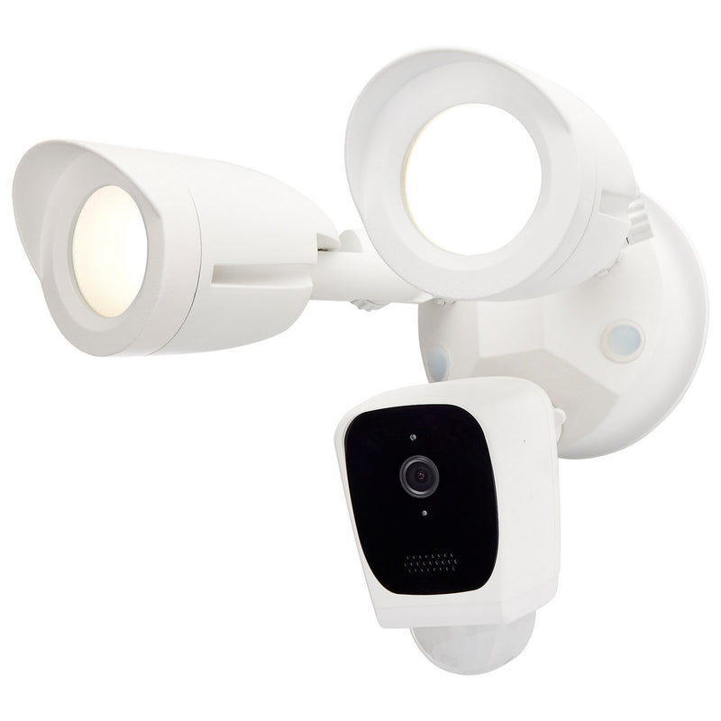 Nuvo Lighting 65-900R1 LED Security Light w/Camera, White