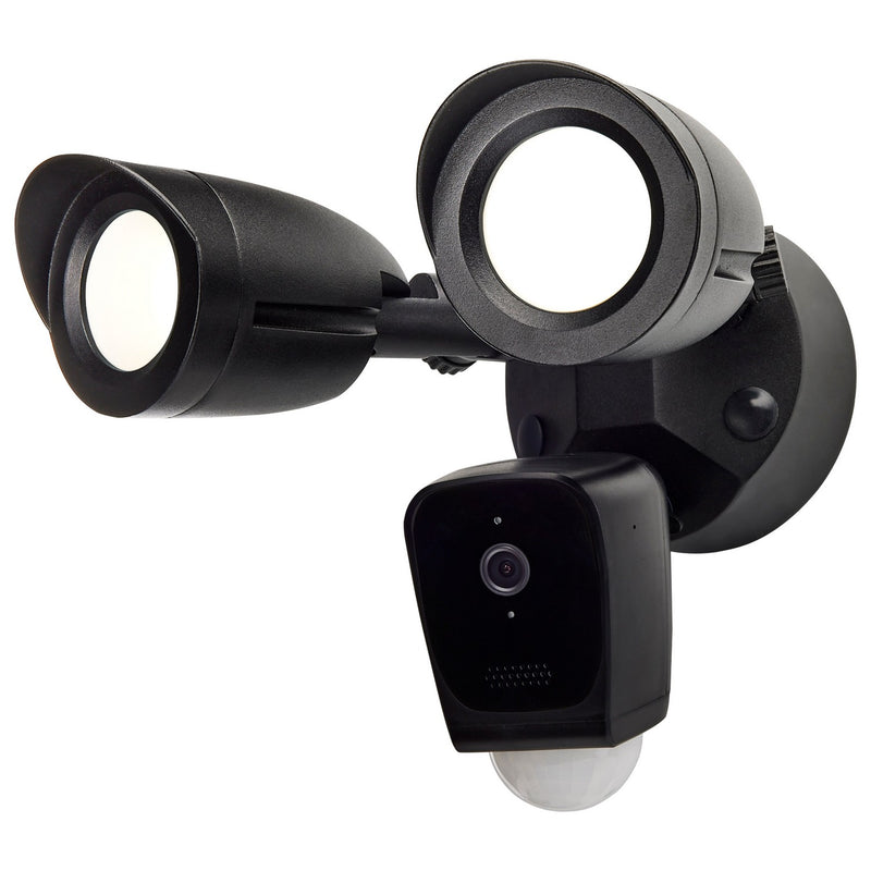 Nuvo Lighting 65-901R1 LED Security Light w/Camera, Black