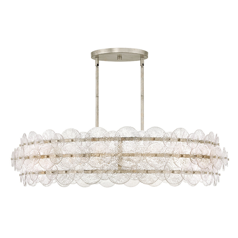 Fredrick Ramond FR30124GG LED Chandelier, Glacial