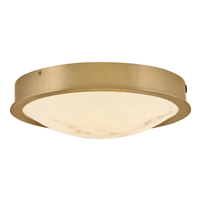 Fredrick Ramond FR31011LCB LED Flush Mount, Lacquered Brass