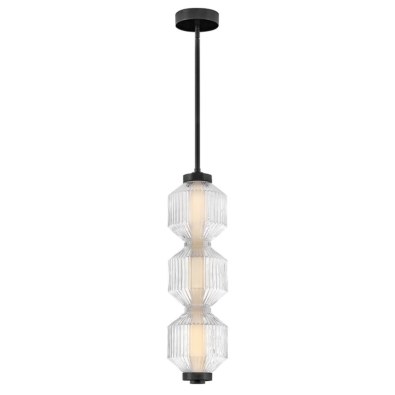 Fredrick Ramond FR41467BK LED Convertible Pendant, Black