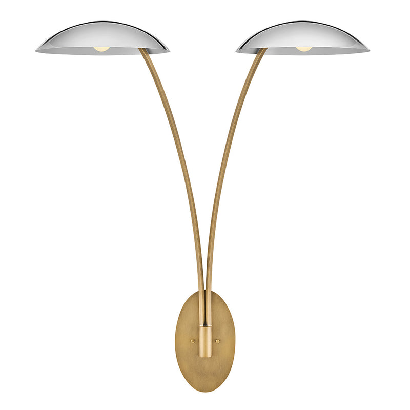 Fredrick Ramond FR41642HB-CM LED Wall Sconce, Heritage Brass