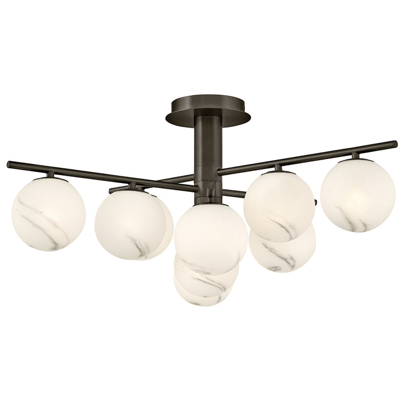 Fredrick Ramond FR41903BX LED Semi-Flush Mount, Black Oxide