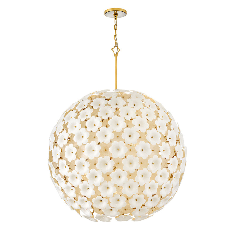 Fredrick Ramond FR41967DG LED Chandelier, Deluxe Gold