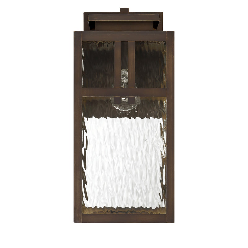 Hunter 46045 One Light Outdoor Wall Mount, Matte Bronze