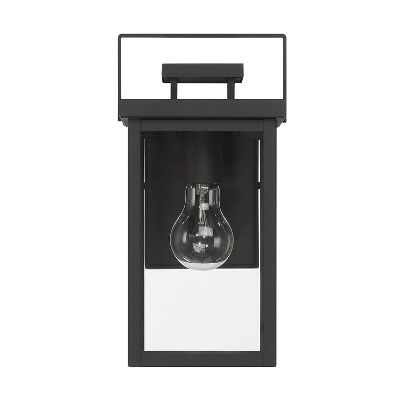 Hunter 46050 One Light Outdoor Wall Mount, Matte Black