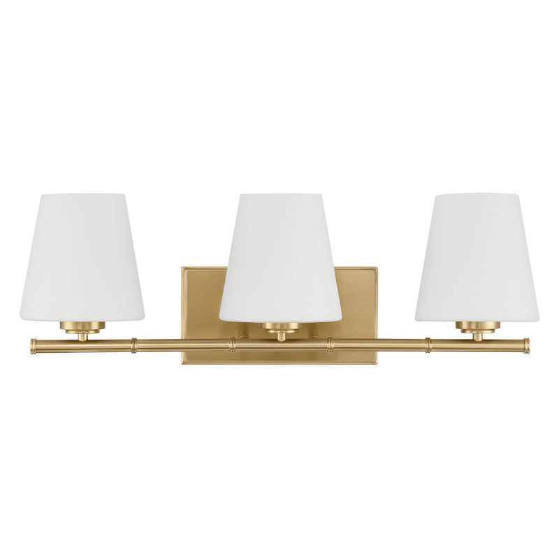Hunter 48114 Three Light Vanity, Alturas Gold