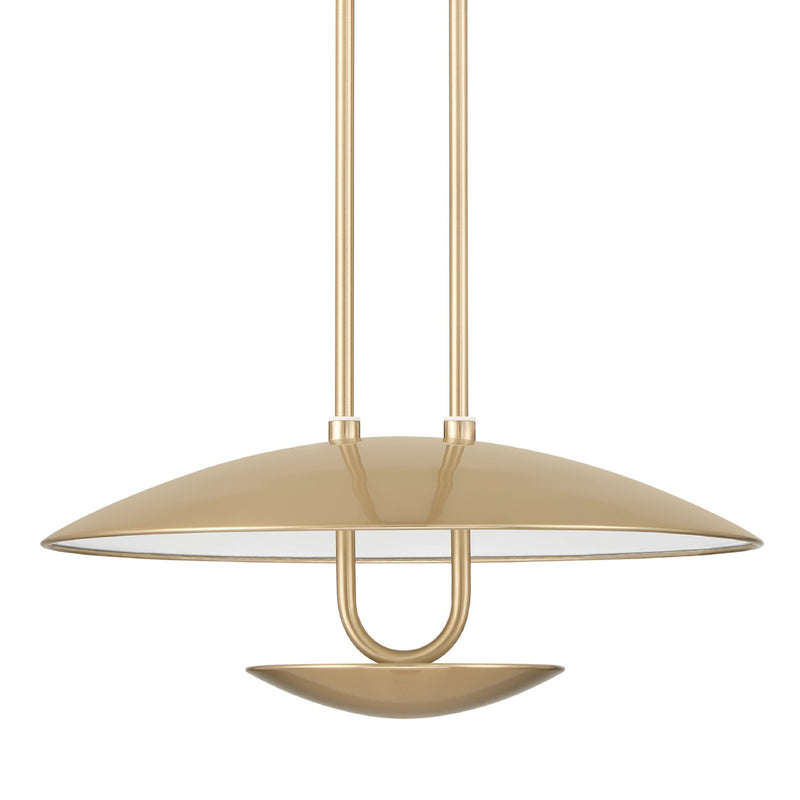 Hunter 48166 LED Pendant, Luxe Gold
