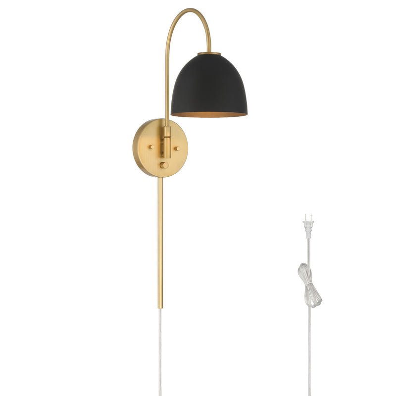 Hunter 48175 One Light Wall Sconce, Luxe Gold