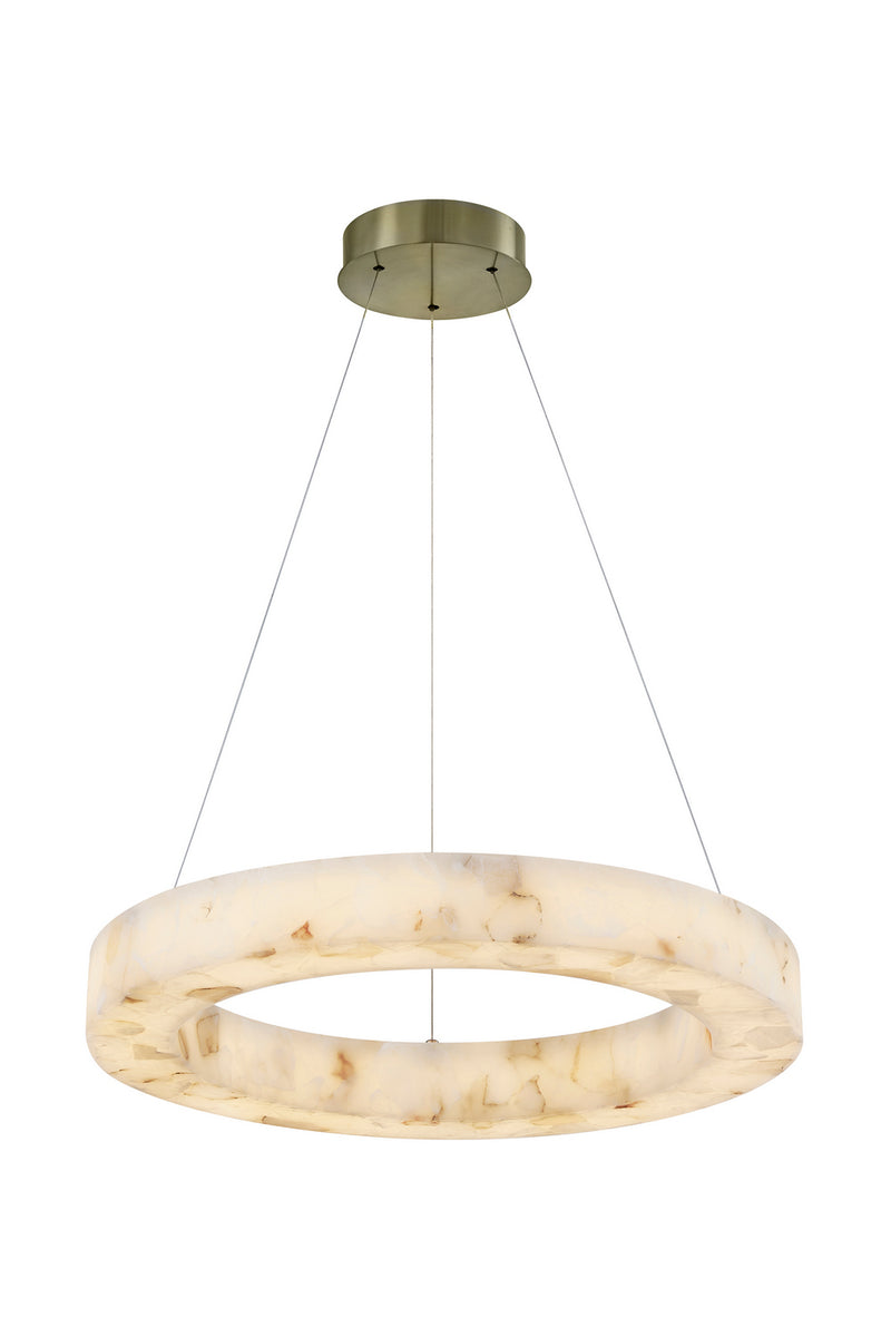 Justice Designs ALR-8222-BRSS LED Pendant, Brushed Brass