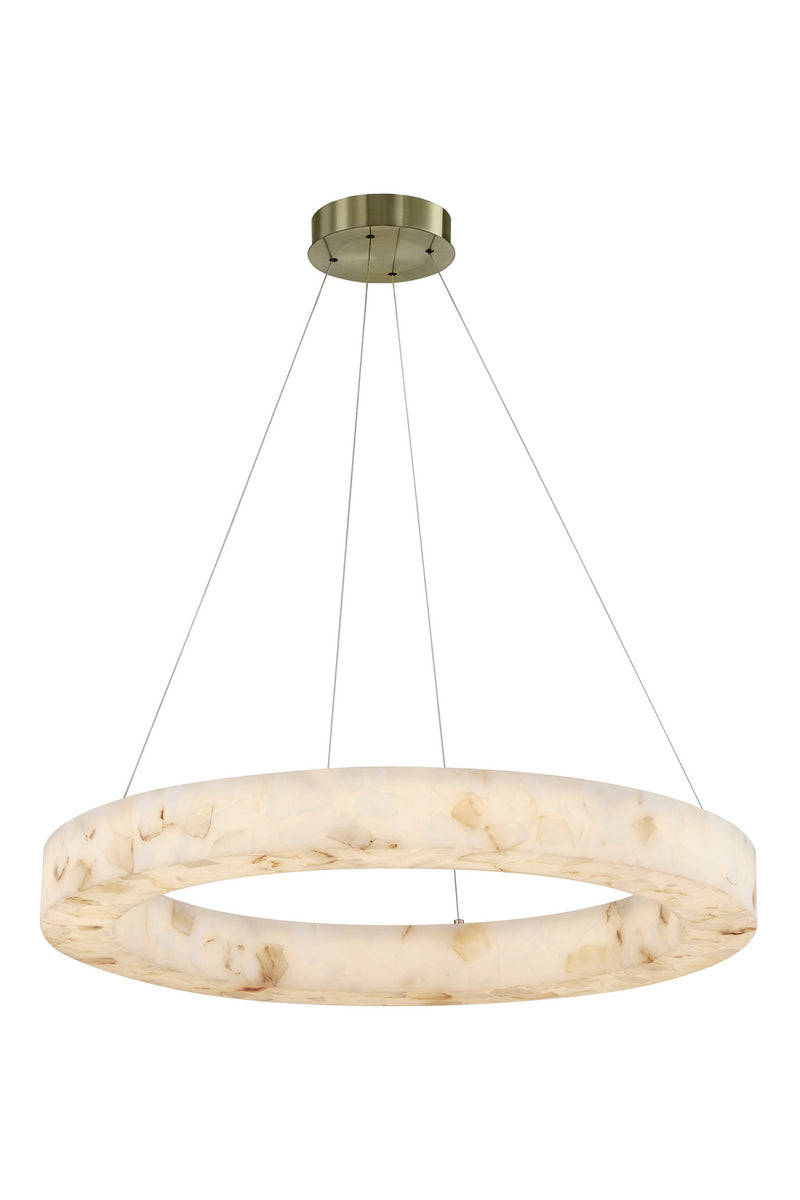Justice Designs ALR-8223-BRSS LED Pendant, Brushed Brass