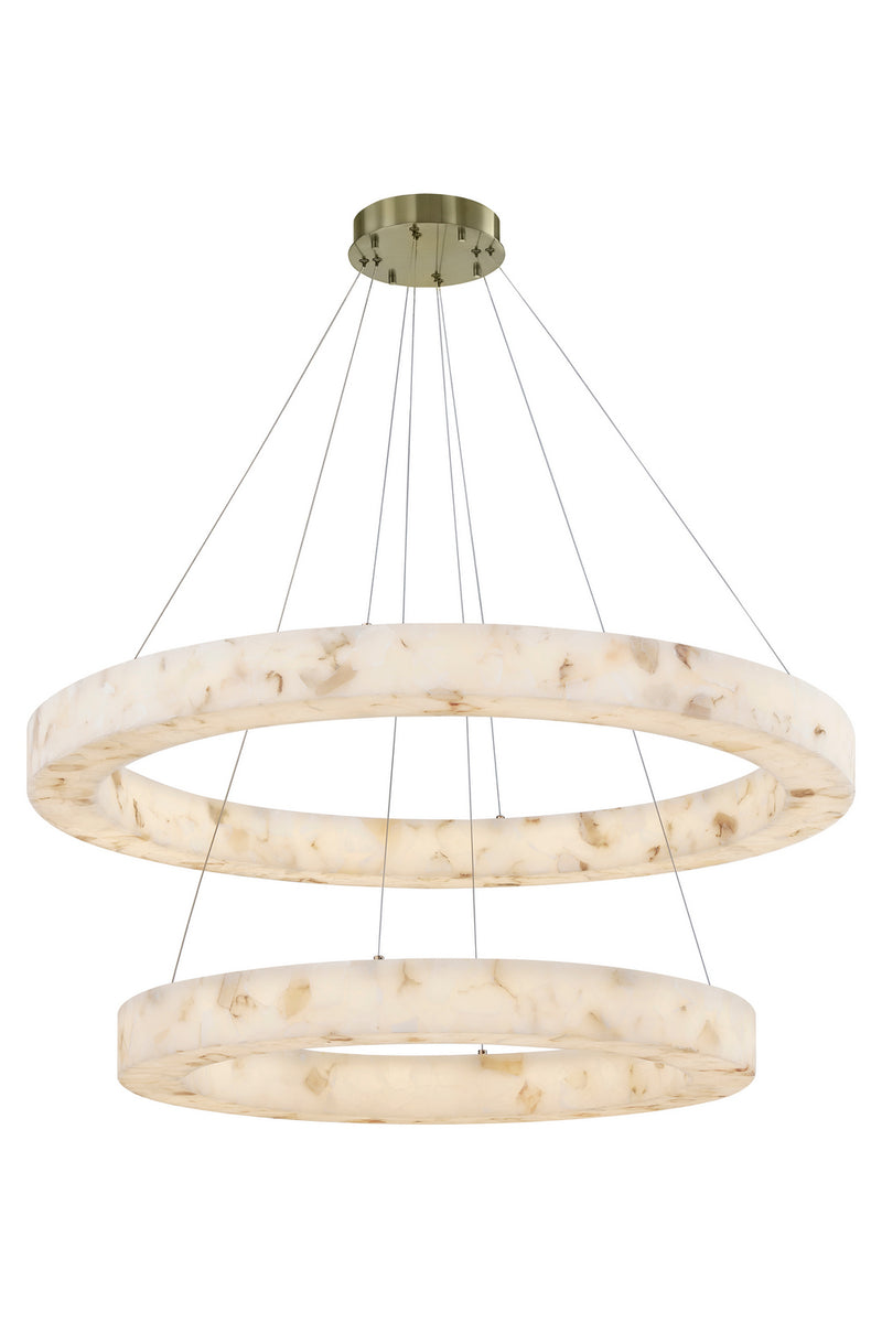 Justice Designs ALR-8228-BRSS LED Pendant, Brushed Brass