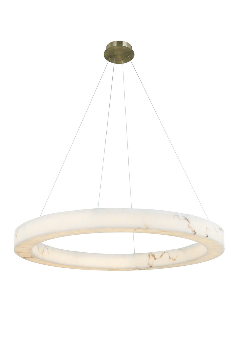 Justice Designs FAL-8226-BRSS LED Pendant, Brushed Brass