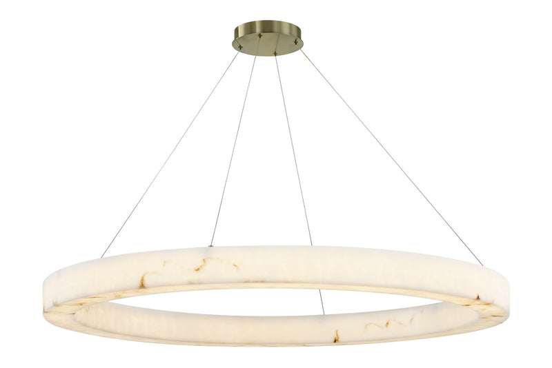 Justice Designs FAL-8227-BRSS LED Pendant, Brushed Brass