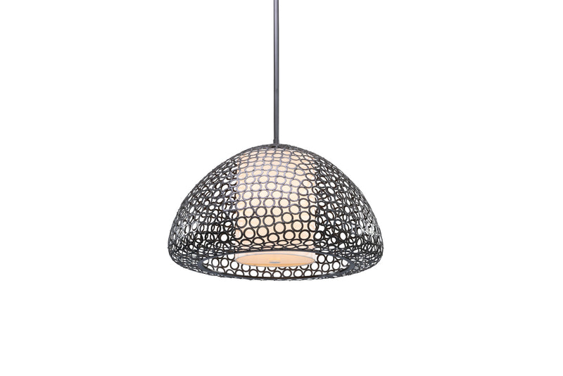 Justice Designs NSH-8202-BZTO Three Light Pendant, Bronzato